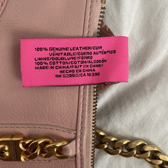 Vintage Mini Leather Juicy Couture Shoulder Bag Y2K - Picture 8 of 8